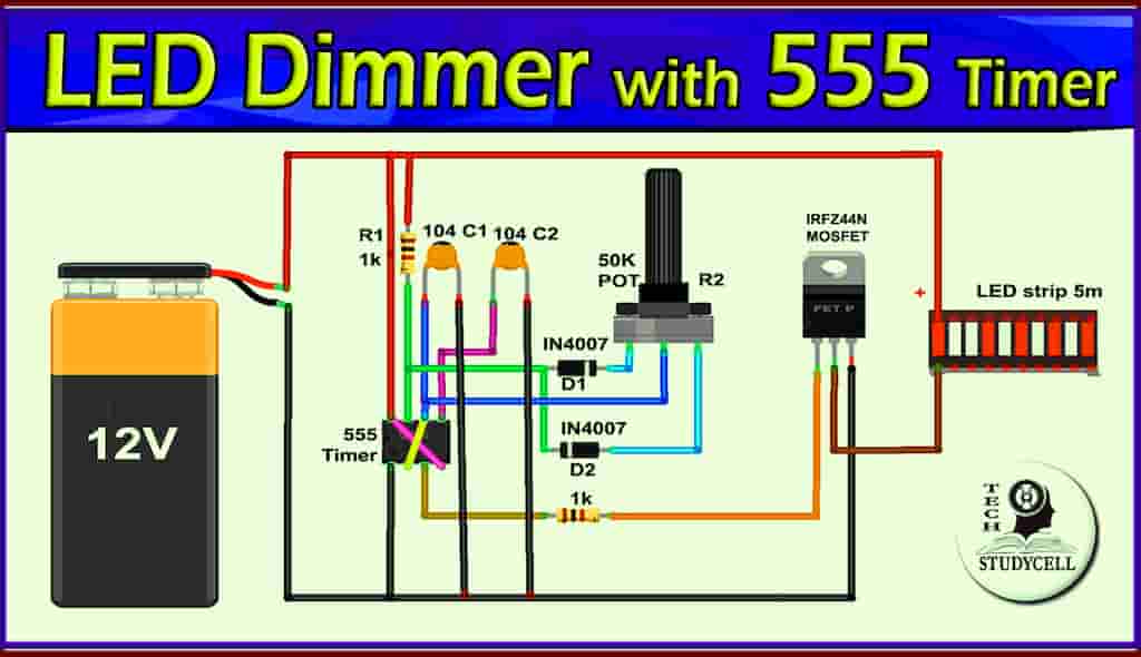 Read more about the article LED Dimmable Lights with 555 Timer