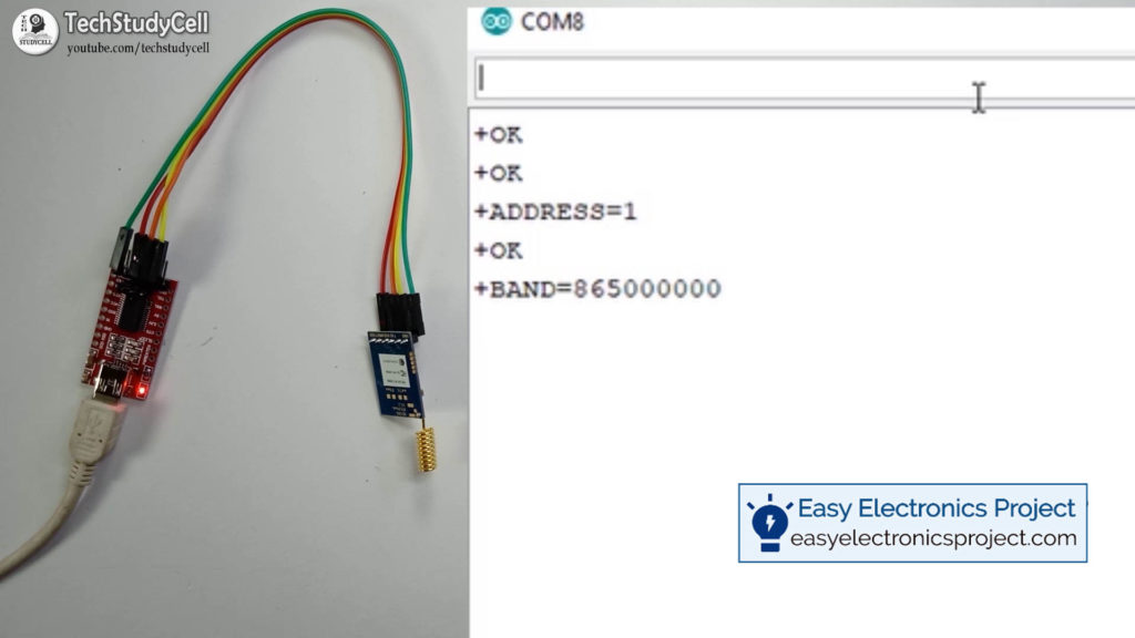 LoRA and Arduino AT command