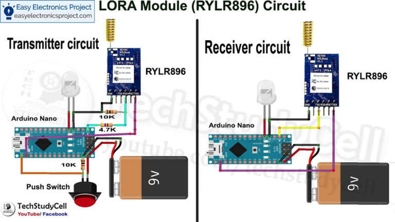 LoRa Arduino control Relay circuit - Electronics Projects