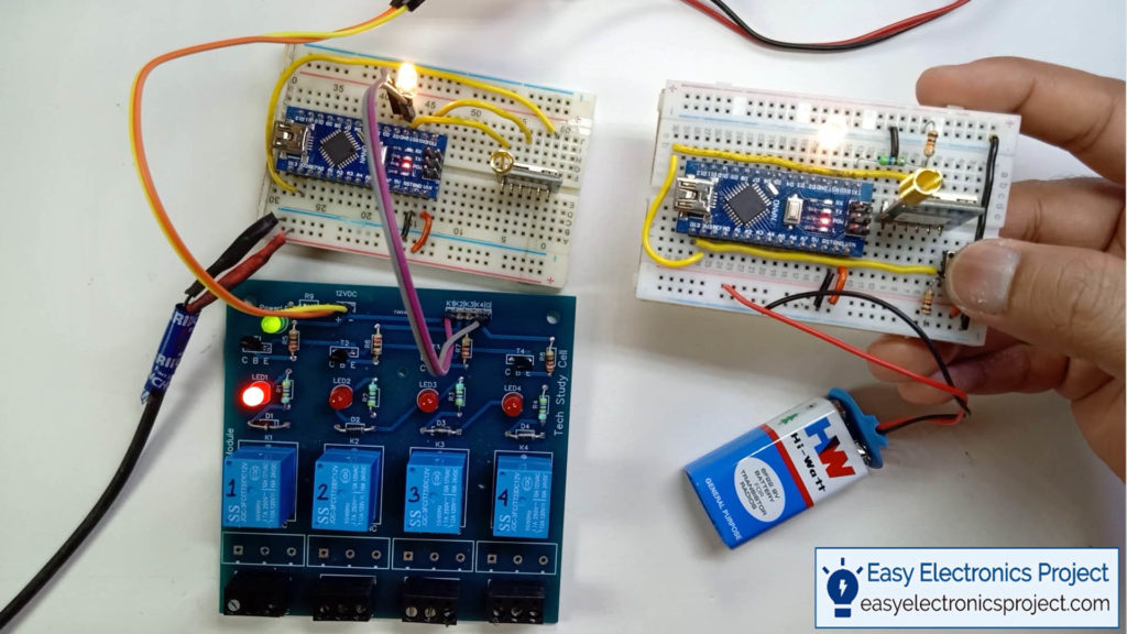 LoRA and Arduino Control Relay project
