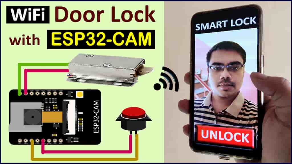 ESP32-CAM WIFI Door Lock cover Pic