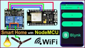 Read more about the article Home Automation using NodeMCU & Blynk App (IoT) – WiFi Relay Module