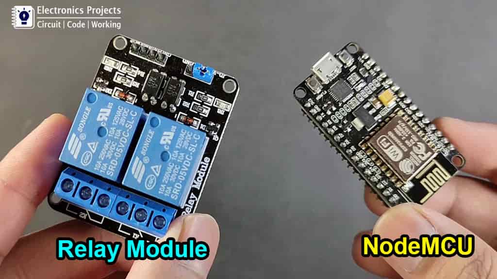 Nodemcu and Relay module