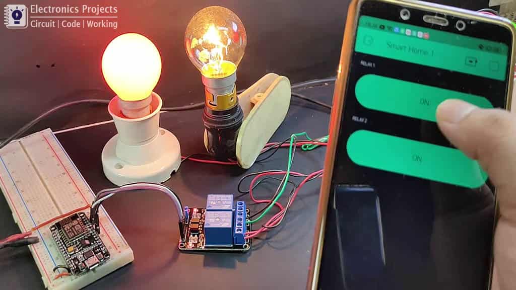 Home automation with NodeMCU and Blynk pic 5