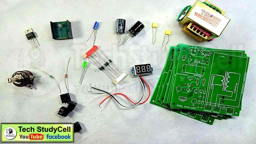 LM317 Voltage Regulator circuit - Simple Electronics Projects
