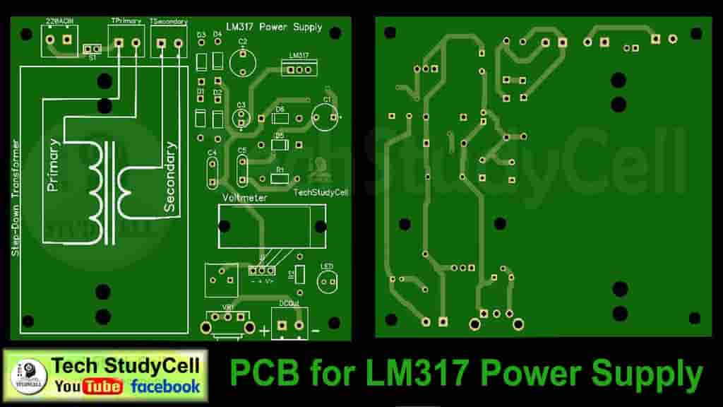 LM317 Voltage Regulator circuit - Simple Electronics Projects