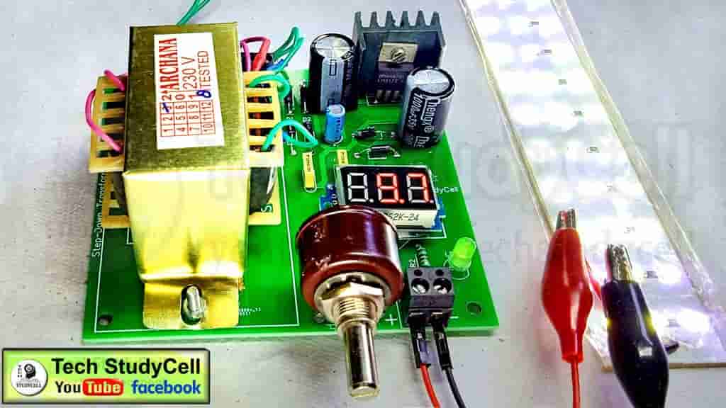 LM317 Voltage Regulator circuit - Simple Electronics Projects