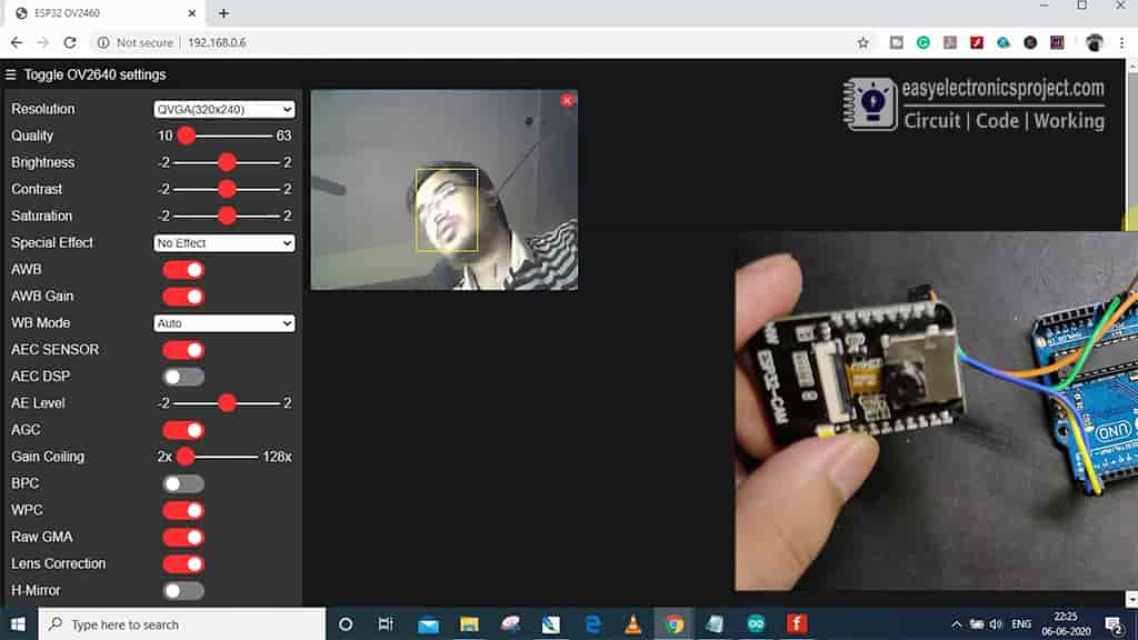 esp32cam video streaming pic 2