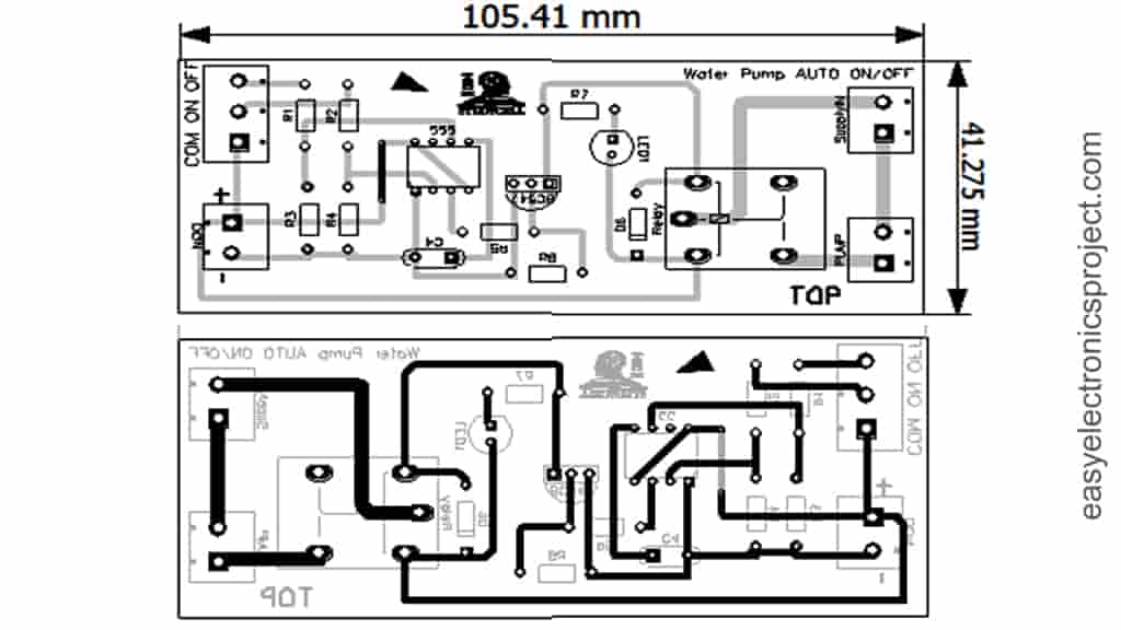 PCB Layout for Auto Pump Switch