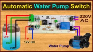 Read more about the article Automatic Water Pump Switch ON-OFF Circuit with 555