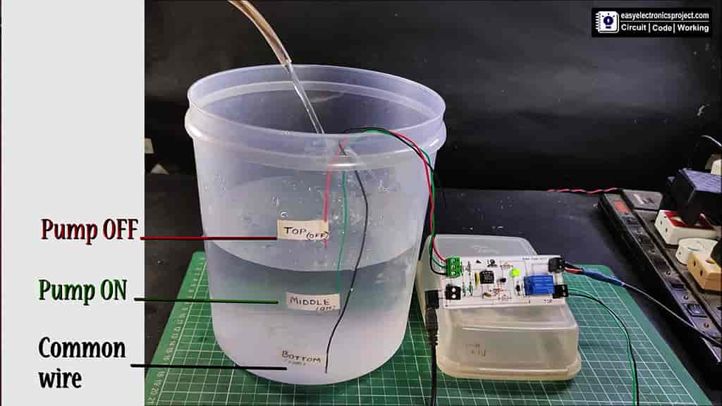 Automatic Water Pump Switch Circuit Diagram