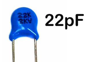 22pF capacitor