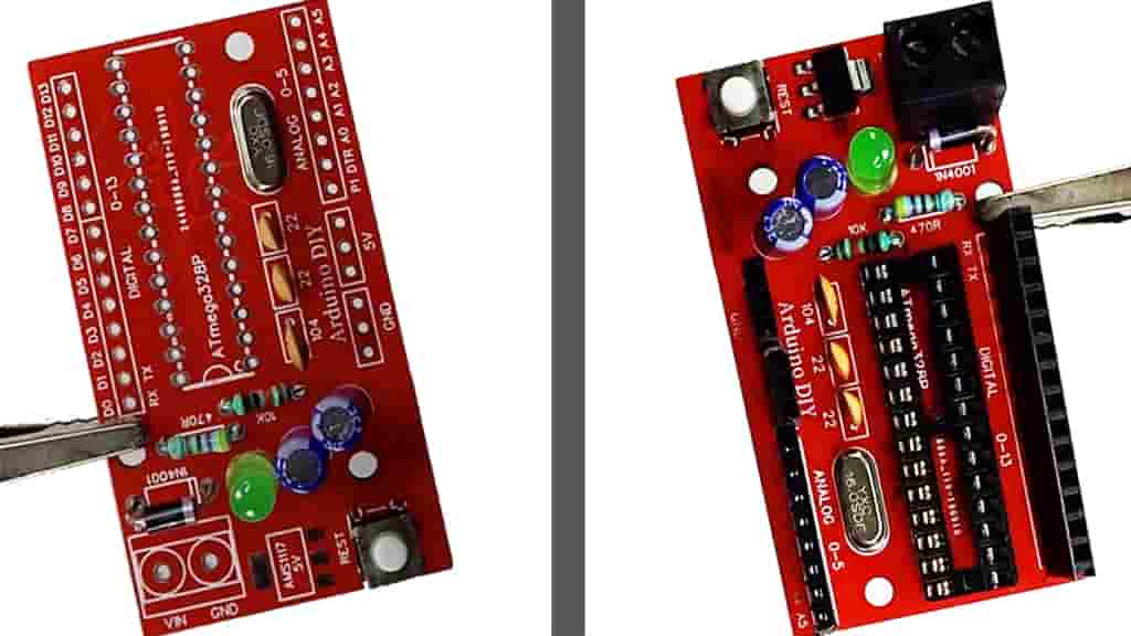 placing components