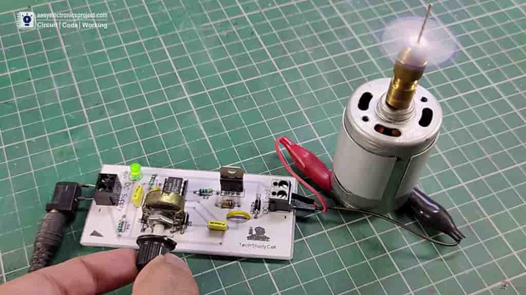 LED Dimmer Circuit with 555 Timer 