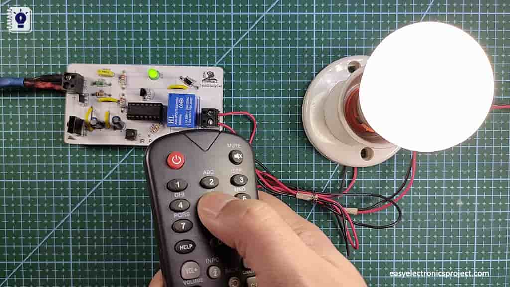 Controlling the light from IR remote