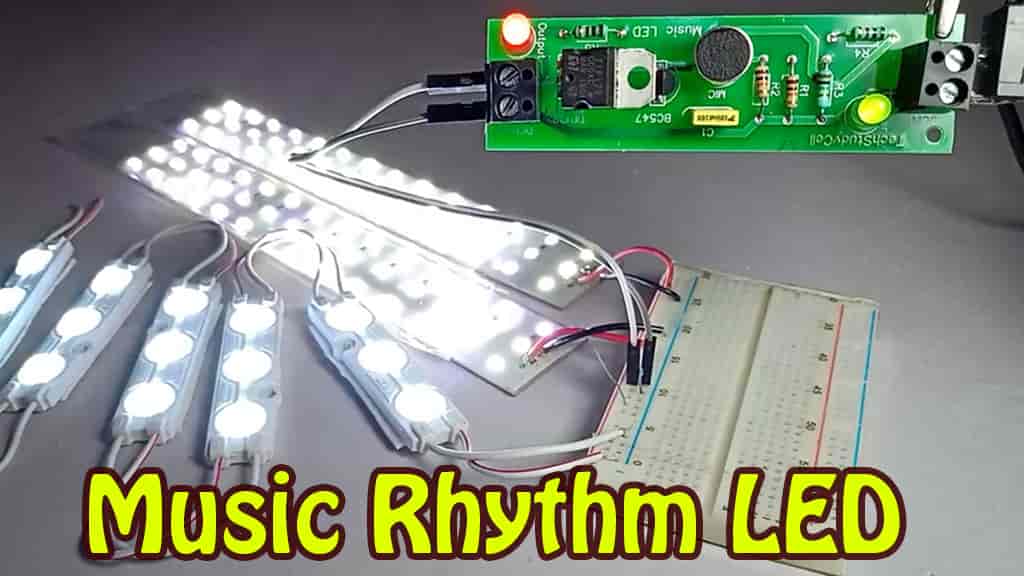 Music Rhythm LED flashlight project