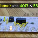 LED chaser lights with 555 timer