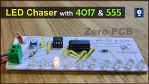 Read more about the article LED chaser lights with 555 timer