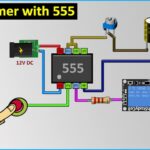 Time Delay Relay circuit using 555 timer IC