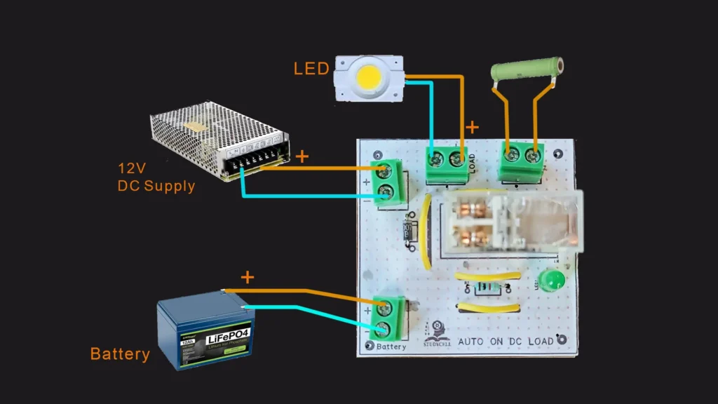 connection diagram of Auto Power Switching circuit