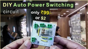 Read more about the article Auto Power Switching using Relay with Lithium Battery Backup